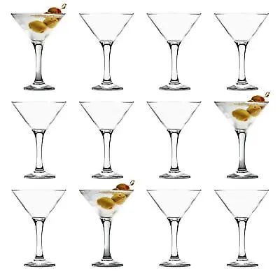 £21.98 • Buy 12x LAV Misket Martini Glasses Glass Party Cocktail Drinking Set 175ml Clear