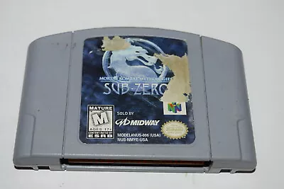 Mortal Kombat Mythologies Sub-Zero Nintendo 64 N64 Video Game Cart • $16.07