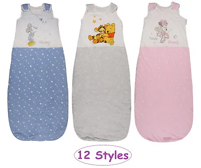 Baby Sleeping Bags 2.5 Tog Character Boys Girls Unisex 0-36m Cotton Brand New • £10.95