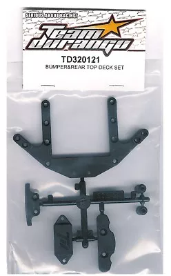 $6.49 • Buy RC Team Durango TD320121 BUMPER / REAR TOP DECK Set DEX210 V2 DEST210 DESC210 R