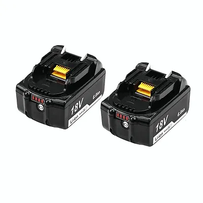 2* 18V 6.0Ah Battery Replacemet For Makita LXT Lithium‑Ion Battery-BL1860B • $35