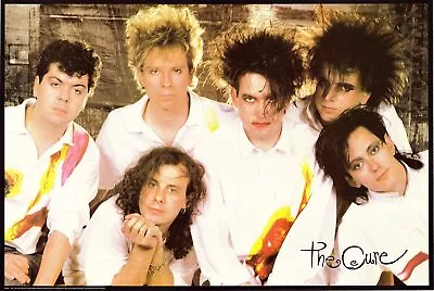 Vintage 1980s The Cure Group Shot Band Vintage Poster 23 X 35 • $50.57