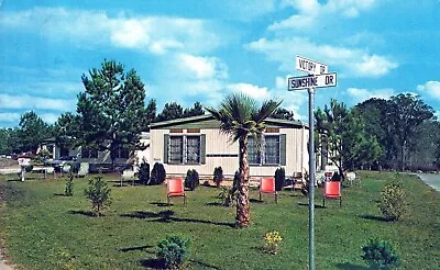 ME Foltz Mobile Home Sales Florida Christian Used Postcard  VINTAGE 1977 • $2.87