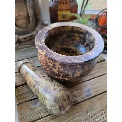 Soapstone Mortar & Pestle - Witchcraft Kitchen Witchery Incense Crafting • $17.19