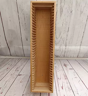 IKEA BOALT Wooden CD Rack Wall Mountable Or Free Standing - Holds 35 CDs • £29.99