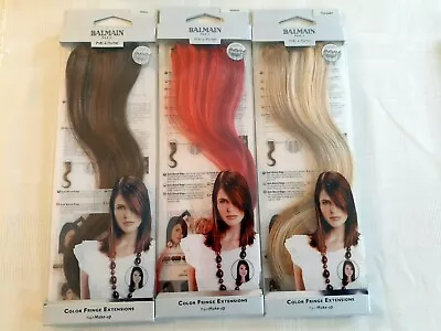 Balmain Hair Make-Up 1PC Color Fringe Extension Soft Blend Edge!  30cm 11.8  • $19.54