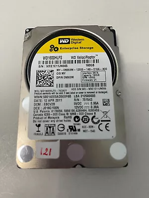 Western Digital Raptor 160 GB SATA/300 10K RPM 16 MB Hard Drive WD1600HLFS • $21.90