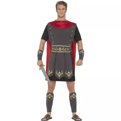 Smiffys Roman Gladiator Costume Black (Size L) • $27.80