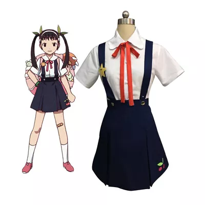 $45 • Buy Monogatari Bakemonogatari Mayoi Hachikuji School Uniform Dress Cosplay Costume