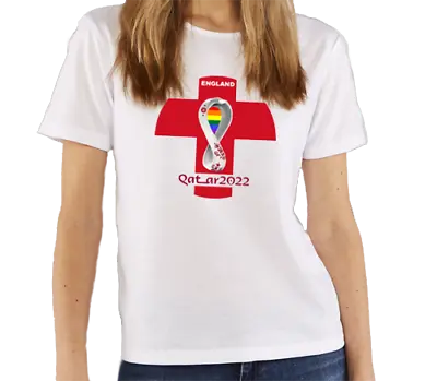 England World Cup Diversity Custom Printed  Women's T-Shirts • £14.95