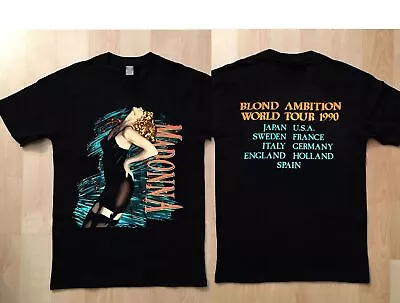 Vintage Madonna Blond Ambition World Tour T Shirt Music • $9.99