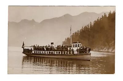 Canada BC British Columbia - Vancouver / Coastal Ship - RPPC Photo Postcard - • $2.17