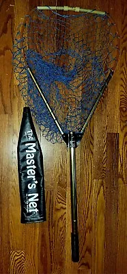 Vintage The Master's Net 1800 Series Collapsible Fishing Net W Cover By F Of M • $29.99