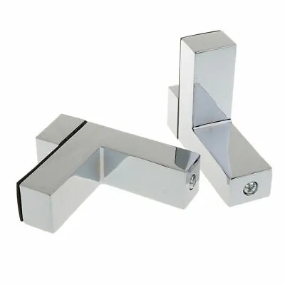 Glass Shelf Bracket Clip Clamp F Shape Small Wall Mount Glass • £76.99