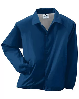 Augusta Sportswear Coach's Nylon Jacket Men's S-3XL 4XL 5XL Water Resistant 3100 • $24.48