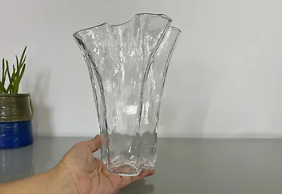 Muurla Finland Eva Glass Vase By Pertti Kallioinen • $65