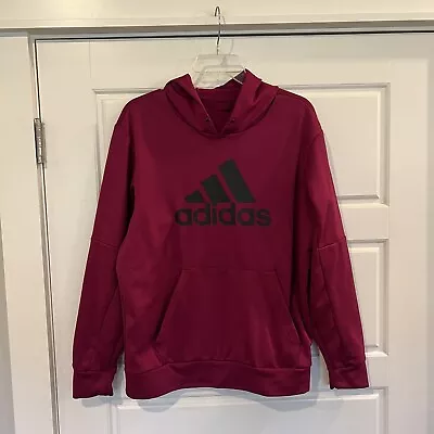 Adidas Bts Bos Hoodie Maroon/Black Sweatshirt Men’s Sz Medium • $13