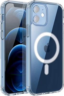 $64.09 • Buy Transparent For Magsafe Magnetic Wireless Charging Case For Iphone 14 13 12 11 P