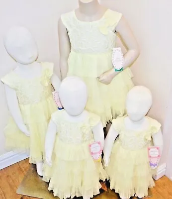  Jona Michelle Baby/infant Girls Special Occasion Party Dress 6/24 Month BNWT • £12.99