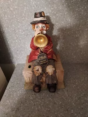 Waco Melody In Motion Willie The Trumpter Hobo Clown  Music Box Not Working • $42