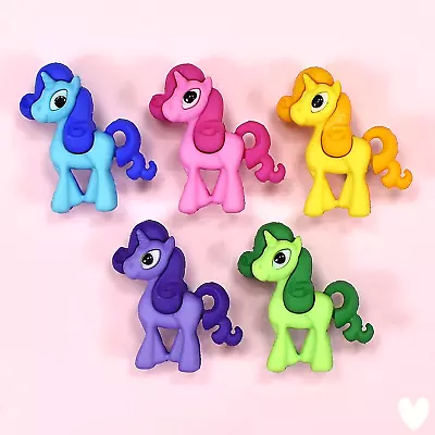 DRESS IT UP Buttons Pony Parade 7684 - Unicorn Pony Horse Fairy Fantasy • £3.50