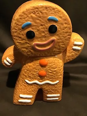Adorable Ceramic Gingerbread Man Cookie Jar Christmas Sugar Cookie 9.5 Inches • $22