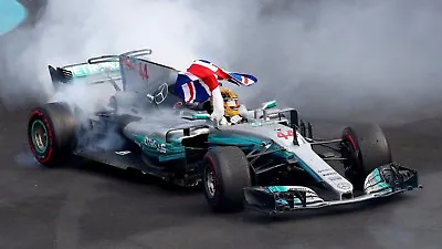 Lewis Hamilton 2017 A2 Or A3 Posters F1 Formula One Burnout Champion  • $32.50