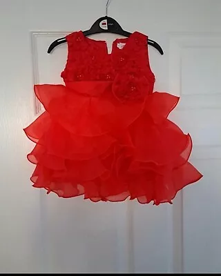 Girls Party Dresses Used 3 -6 Months • £5