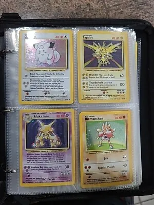 🔥Rare Base Set And 1st Edition Pokemon Book 🔥 80 Cards Total  MIX Lot   • $125.99