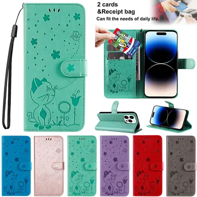 For Huawei Y9 Prime Y5 Y6 P20 P30 P50 Patterned Leather Wallet Stand Case Cover • $15.99