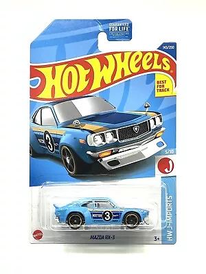 2022 Hot Wheels Kroger Exclusive Mazda RX-3  (Blue) 143/250 • $3.49