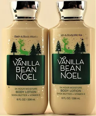 QTY 2 - Bath & Body Works VANILLA BEAN NOEL Body Lotion Moisturizer Cream 8oz • $23.97