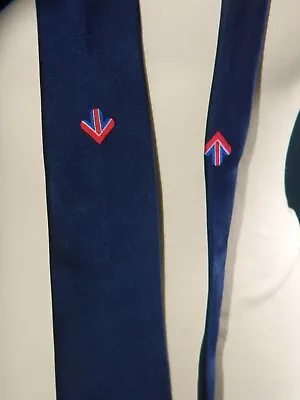 Olympic Tie Company Union Jack Arrow Tie. Made In UK • £6