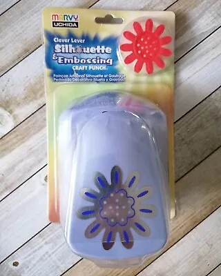 Marvy Uchida Silhouette And Embossing Punch Daisy Sunflower X-large NEW • £10.99
