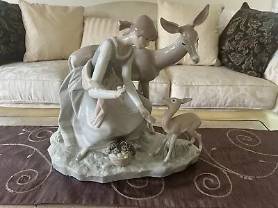 Lladro Girl With Gazelle Figurine #1091 • $3000
