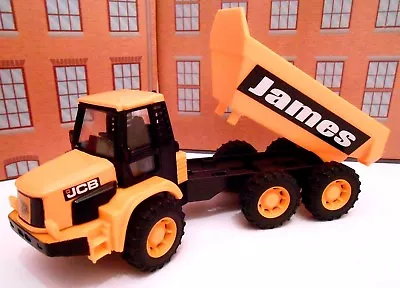£8.95 • Buy PERSONALISED NAME JCB TIPPER TRUCK Toy Car MODEL Boy Dad BIRTHDAY Gift NEW