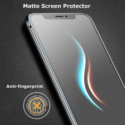 $8.99 • Buy Matte Tempered Glass 9H Screen Protector For IPhone12/Mini/Pro/Max/11/XS/XR