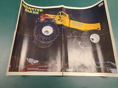1988 Four Wheeler Monster Mash Monster Truck Poster • $0.99
