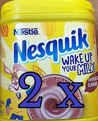 2x 500g 🍫 Nestle Nesquik Chocolate Flavour Drink Milkshake Mix Powder • £10.77
