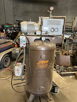 $2495 • Buy Busch Industrial Upright 3HP Vacuum Pump  & Large Air Tank