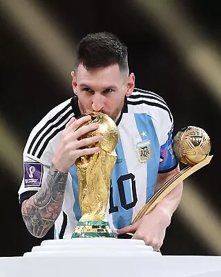 $27.50 • Buy Qatar 2022 World Cup Champs 2022 Argentina Lionel Messi Poster Gift Friends HOT