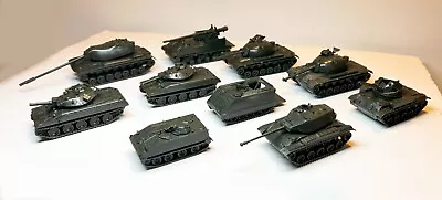 Lot Of 10 Korea-Modern Era Armored Tanks - Roco HO Scale Minitanks • $24.99