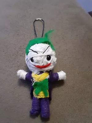 Voodoo Friends Tiny Doll String Lucky Charm Ornament The Joker Figure Keychain • $5.25