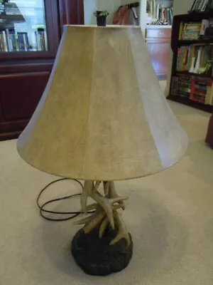 Bass Pro Shops Faux Deer / Elk Antler Table Lamp Rustic Cabin Lodge Wildlife • $70