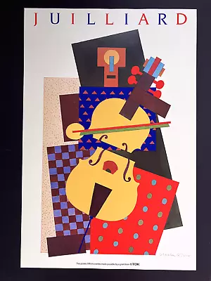 Milton Glaser Juilliard V Original Poster • $169.99