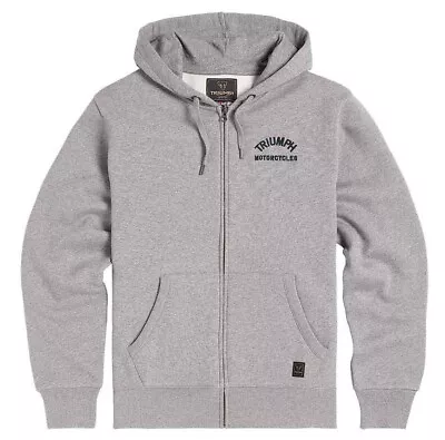 Sweatshirt For Men Full Zip TRIUMPH Dolan Grey Marl MSWS2343 • $122.35