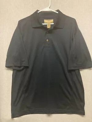 Mercedes Benz Men's Golf Polo Short Sleeve Shirt Black Medium Fits Like XL • $9.99