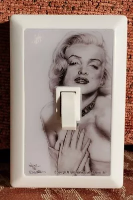 Marilyn Monroe Nightlight Light Switch Dale Atkins Art  Free Shipping  • $12.95