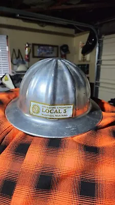 Vntg Superlite Aluminum Fibre-Metal Hard Hat Helmet & Liner 8 Rivet USA Nice Con • $80