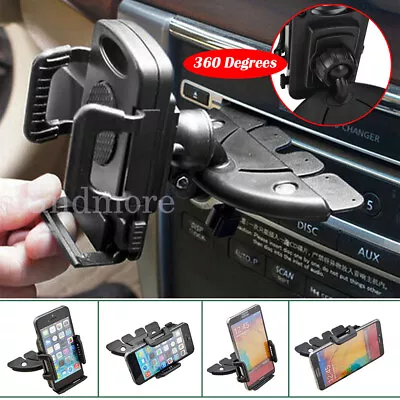 Universal Car CD Slot Mount Mobile Phone Holder Stand Cradle For IPhone Samsung • £7.16